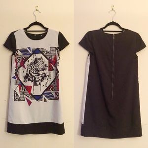 Fun leopard print dress- brand unknown!